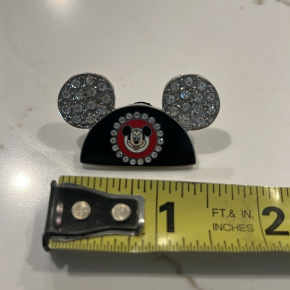 Disney Jewel Mickey Mouse Club Ears Hat Trading Pin - Picture 3 of 3